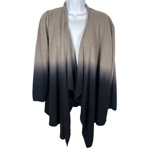 Barefoot Dreams Womens Sz L/XL CoxyChic Light Calypso Ombre Wrap Cardigan-1656